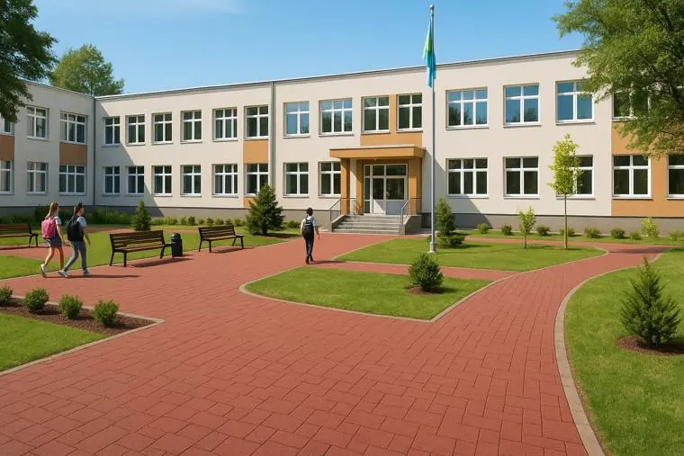 Школьный двор